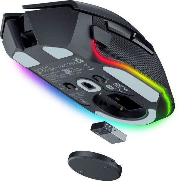 Миша Razer Basilisk V3 Pro 35K, RGB, USB-A/WL/BT, чорний (RZ01-05240100-R3G1) 374850 фото