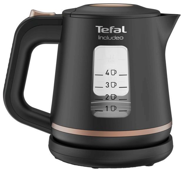 Електрочайник Tefal Includeo 1л, пластик, чорний (KI533811) 369385 фото