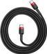 Кабель Baseus Cafule USB Type-C 3A 1.0 М (CATKLF-G91) B-Red 253554 фото 5