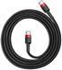 Кабель Baseus Cafule USB Type-C 3A 1.0 М (CATKLF-G91) B-Red 253554 фото 2