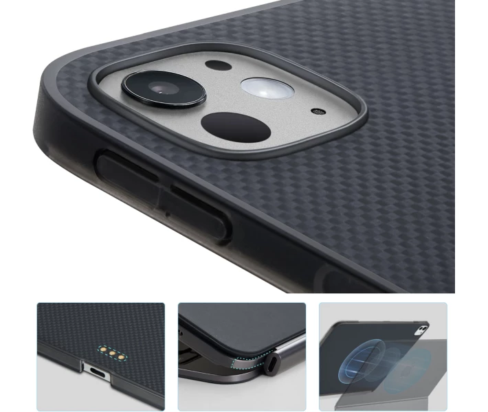 Pitaka MagEZ Case Folio 2 For IPad Pro 11" [M4] Plain - Black/Grey (KPD2401P) 377947 фото