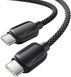Кабель ESSAGER Breeze USB Cable Type C to Type C 3M 100W (EXCTT1-WLC01-P) Black 314591 фото 3