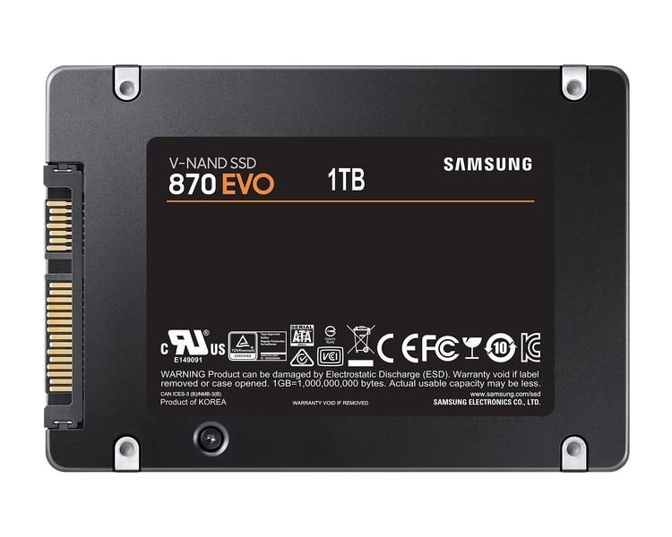 Накопичувач SSD Samsung 2.5" 500GB SATA 870EVO (MZ-77E500B/EU) 370406 фото