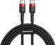 Кабель Baseus Cafule USB Type-C 3A 1.0 М (CATKLF-G91) B-Red 253554 фото 4