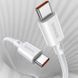 Кабель Baseus Superior Type-C/Type-C 100W (1m) CALD000202 White 245907 фото 2