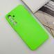 Чохол TPU GETMAN Liquid Silk Full Camera для Samsung Galaxy S23 FE Салатовий / Neon Green 354335 фото 2