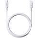 Кабель Baseus Silky Series Fast Charging Type-C to Type-C 100W (1m) (P10377704213-00) white 359832 фото 3
