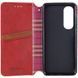 Шкіряний чохол-книжка GETMAN Cubic (PU) для Oppo A60 4G Червоний 358694 фото 6
