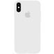 Чохол Silicone Case Full Protective (AA) для Apple iPhone XS Max (6.5") Білий / White 209089 фото 1