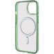 Чохол TPU Iris with MagSafe для Apple iPhone 12 Pro Max (6.7") Зелений 272107 фото 4
