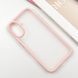 TPU+PC чохол Metal Buttons для Apple iPhone 16 (6.1") Рожевий 318260 фото 3