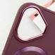 TPU чохол Bonbon Metal Style with MagSafe для Apple iPhone 16 Plus (6.7") Бордовий / Plum 322903 фото 5