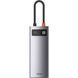 USB-Хаб Baseus Metal Gleam Series 6-in-1 Type-C CAHUB-CW0G Grey 246426 фото 3