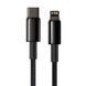 Кабель Baseus Tungsten Gold Type-C To Lightning PD 20W (2m) CATLWJ-A01 Black 274263 фото 1