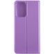 Шкіряний чохол книжка GETMAN Elegant (PU) для Motorola Moto G32 Бузковий 282497 фото 3