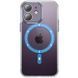 Чохол TPU+PC Colorful with MagSafe для Apple iPhone 12 (6.1") Blue 273687 фото 1