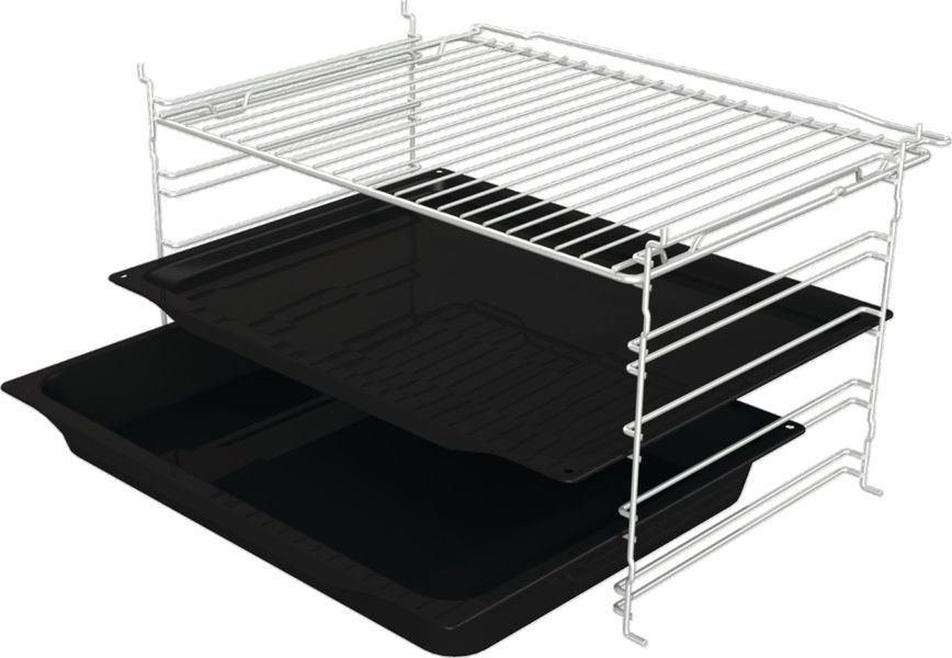 Духова шафа Gorenje електрична, 77л, A, пара, дисплей, макс.темпер.-300, чорний (BOS67371SYB) 366299 фото