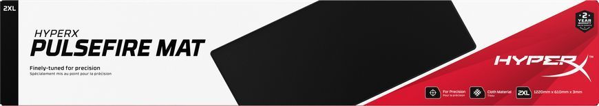 Ігрова поверхня HyperX Pulsefire Mat, 2XL (1220x610x3мм), чорний (4Z7X6AA) 363927 фото
