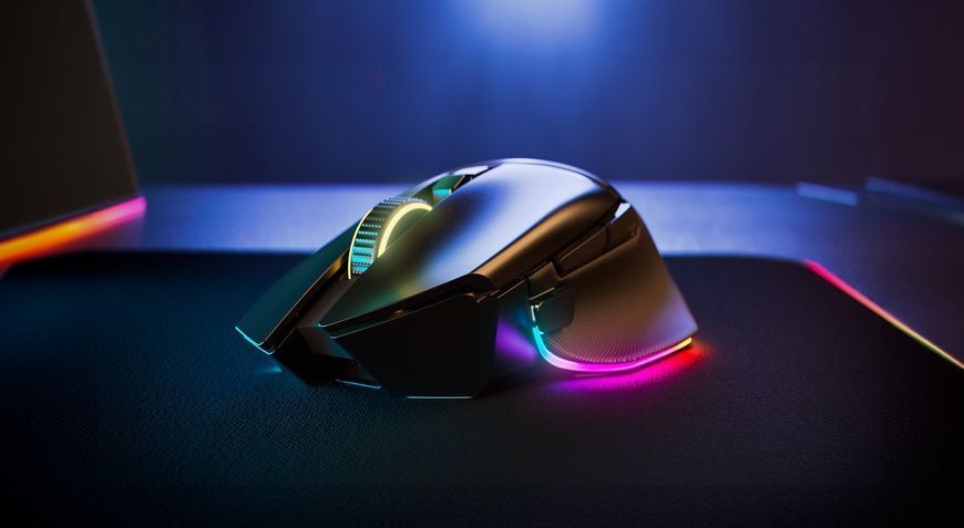 Миша Razer Basilisk V3 Pro 35K, RGB, USB-A/WL/BT, чорний (RZ01-05240100-R3G1) 374850 фото