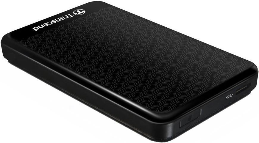 Зовнішній жорсткий диск TRANSCEND 1TB TS1TSJ25A3K USB 3.0 Storejet 2.5" Чорний 313135 фото