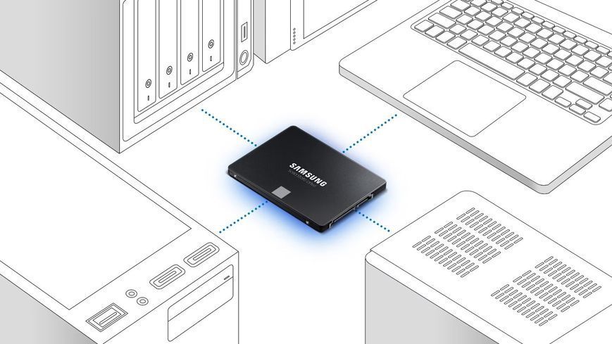 Накопичувач SSD Samsung 2.5" 500GB SATA 870EVO (MZ-77E500B/EU) 370406 фото