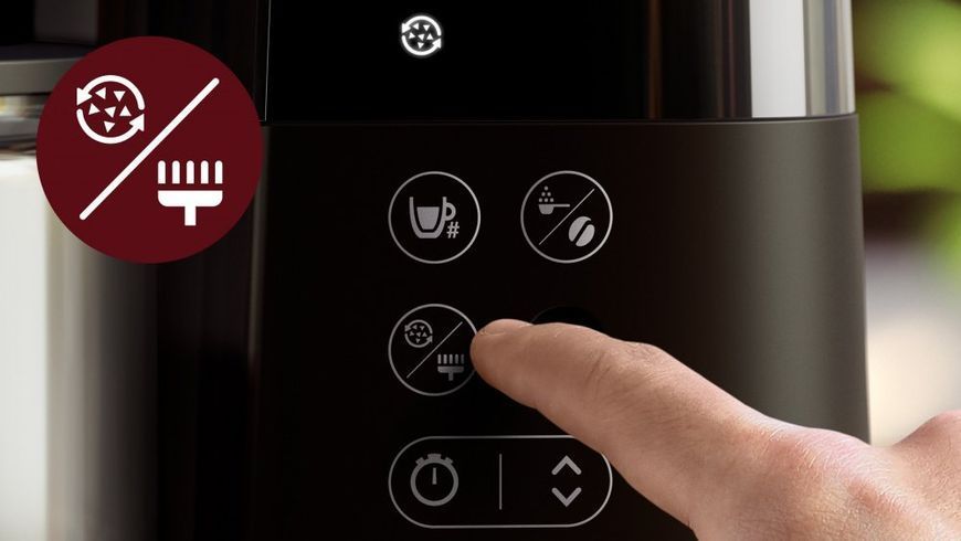 Кавоварка Philips крапельна All-in-1 Brew 1.25л, зерно + мелена, дисплей, підігрів кавника, кавомолка, чорний (HD7900/50) 371995 фото