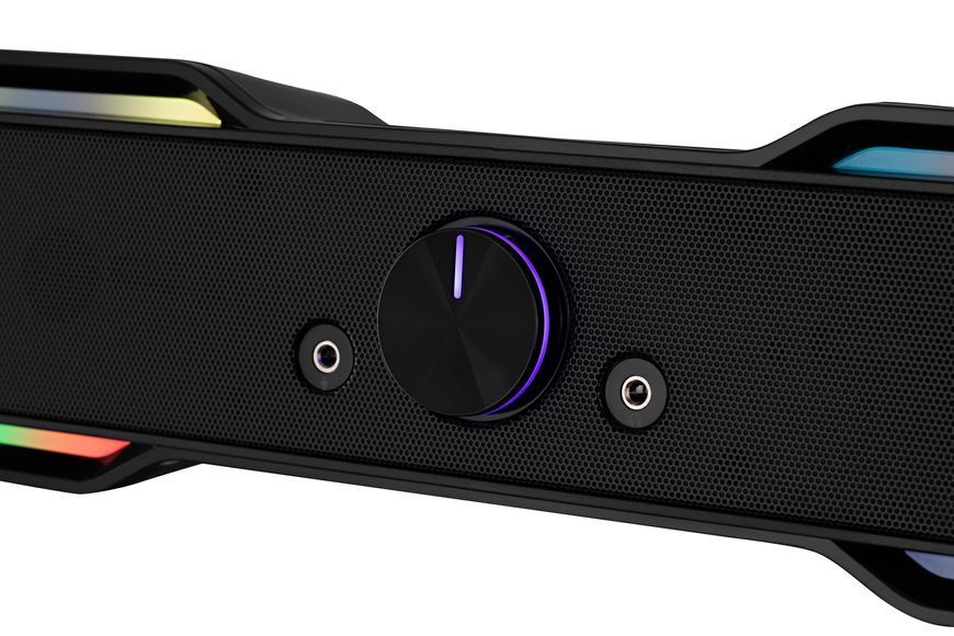 Акустична система (саундбар) 2E PCS101 RGB, 2.0, USB, Black (2E-PCS101BK) 362602 фото