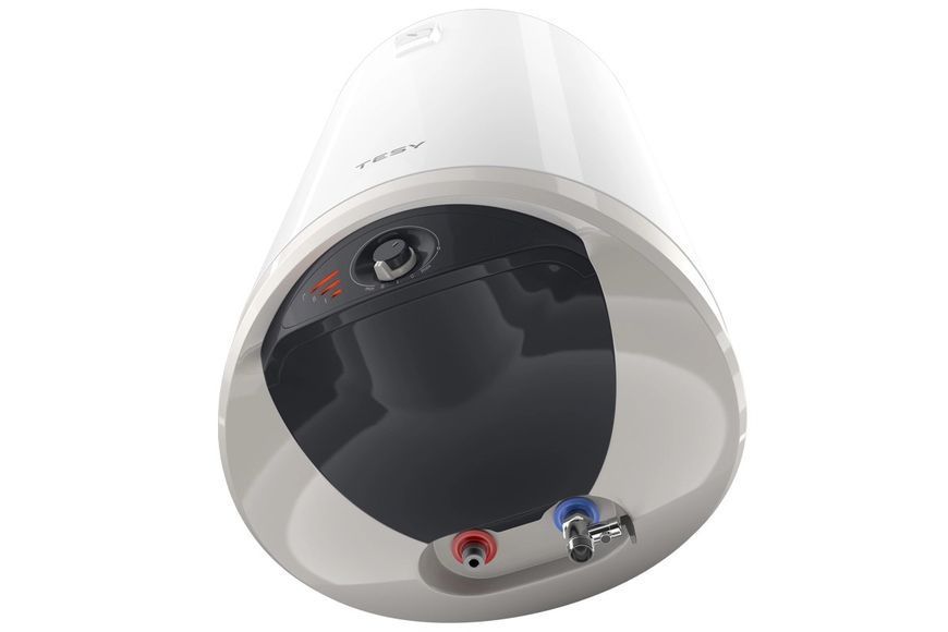 Водонагрівач електр. TESY Modeco Ceramic круглий із теплообмінником GCV9SL 1004724D C21 TS2RCP, 100л, 2,4кВт, сухий тен, мех. кер-ння, підключення з л 365142 фото