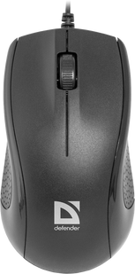 Миша DEFENDER Optimum MB-160 USB (чорна),1000 dpi, 3 кнопки 306159 фото