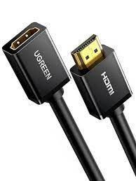 Кабель UGREEN HD107 HDMI Male To Female Extension Cable 1m (10141) Black 283233 фото