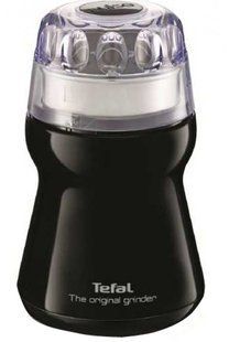 Кавомолка Tefal роторна The Original Grinder 180Вт, об'єм зерен-50г, пластик, чорний (GT110838) 367114 фото