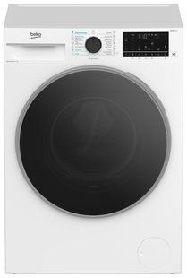 Прально-сушильна машина Beko фронтальна, 10(7)кг, 1400, А, 60см, дисплей, інвертор, пара, HomeWhiz, білий (B5DFT510457WPB) 374034 фото