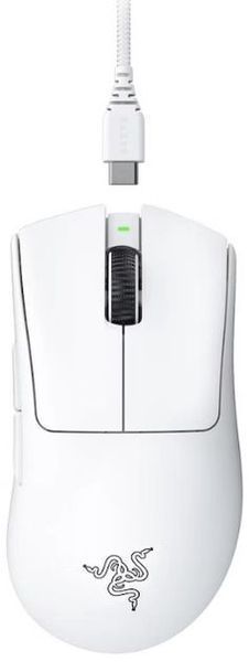 Миша Razer Deathadder V3 Pro, USB-A/WL/BT, білий (RZ01-04630200-R3G1) 375206 фото