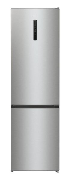 Холодильник з нижн. мороз. камерою Gorenje, 200х60х60см, 2 двері, 235( 96)л, А++, Total NF , Зона св-ті, Зовн. Диспл (NRK6202AXL4) 374425 фото