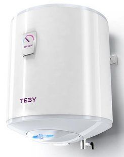 Водонагрівач електр. TESY Bilight 50V круглий GCV 504420 B11 TSRC, 50л, 2кВт, мех. кер-ння, C, білий 365143 фото
