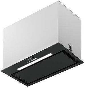 Витяжка Faber вбудована, 52см, 1035м.куб/год, Inka Lux Evo Bk Matt A52, чорний матовий 373702 фото