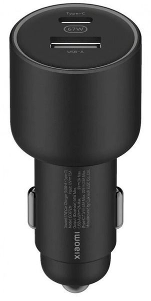 АЗП Xiaomi 67W Car Ch USB/Type-C(BHR6814GL) 267420 фото