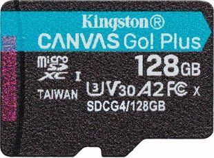 Карта пам'яті Kingston MicroSDXC 128GB Canvas Go Plus Gen4 200MB/s A2 U3 V30 (SDCG4/128GBSP) 376904 фото
