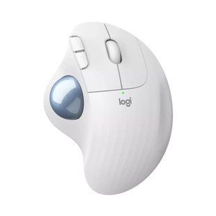 Маніпулятор миша бездротова LOGITECH TRACKBALL ERGO M575 FOR BUSINESS EMEA OFFWHITE (910-006438) 349610 фото