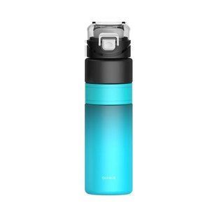 Пляшка для води Xiaomi Youpin Quange Full Size Sports Elastick Lid Cup 800Ml (6972229767122) Blue Black 324298 фото