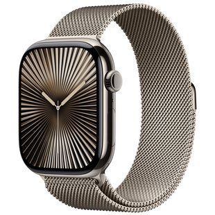 Ремінець Apple Watch Milanese Loop 44mm/46mm/49mm Natural M/L (MXMQ3) 326368 фото
