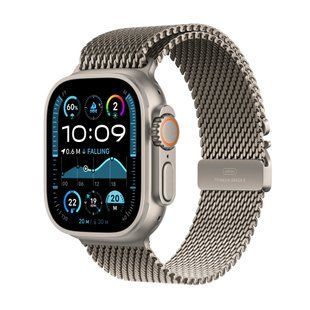 Смарт-годинник Apple Watch Ultra 2 GPS + LTE 49mm Natural Titanium Case With Titanium Milanese Loop S MX4M3 330609 фото