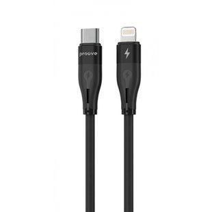 Кабель Proove Soft Silicone Type-C To Lightning 27W (1m) (CCSO27002101) Black 287016 фото