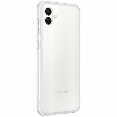 Чохол-накладка Samsung A04 Soft Clear Cover (EF-QA045TTEGRU) Прозорий 262973 фото