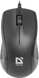 Миша DEFENDER Optimum MB-160 USB (чорна),1000 dpi, 3 кнопки 306159 фото 1