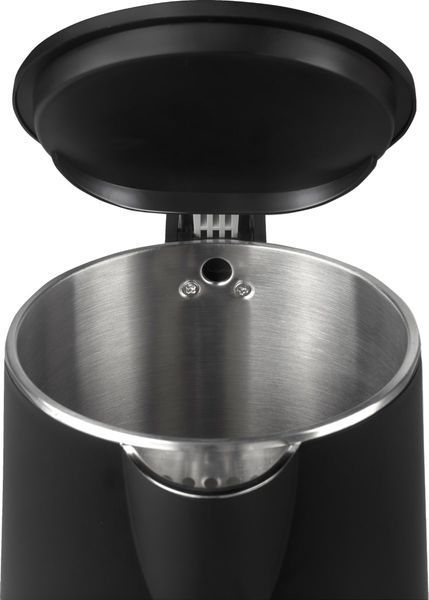 Електрочайник Gorenje, 1,5л, 2,200 Вт, корпус- нержав., Strix, матовий, чорний (K15DWBK) 370046 фото