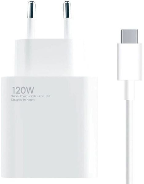 Зарядний Пристрій Xiaomi 120W Charging Combo Type-A BHR6034EU (White) 259303 фото