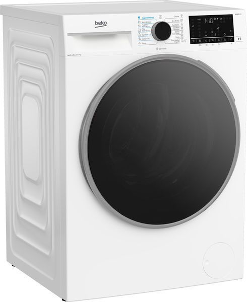 Прально-сушильна машина Beko фронтальна, 10(7)кг, 1400, А, 60см, дисплей, інвертор, пара, HomeWhiz, білий (B5DFT510457WPB) 374034 фото