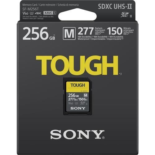 Карта пам'яті Sony SDXC 256GB C10 UHS-II U3 V60 R277/W150MB/s Tough (SFM256T.SYM) 371877 фото