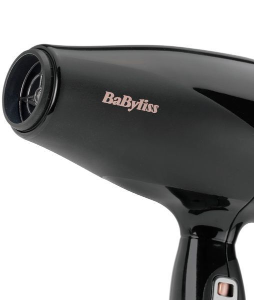 Фен Babyliss Air Power Pro, 2300Вт, 3 режими, дифузор, іоніз-я, хол. обдув, кераміка, чорно-рожевий (6716DE) 364745 фото